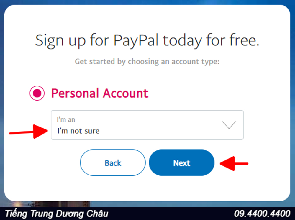 Cách tạo tài khoản Paypal